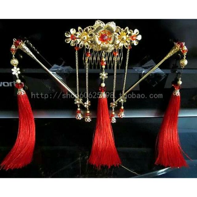 Set trang sức  cài tóc cổ trang