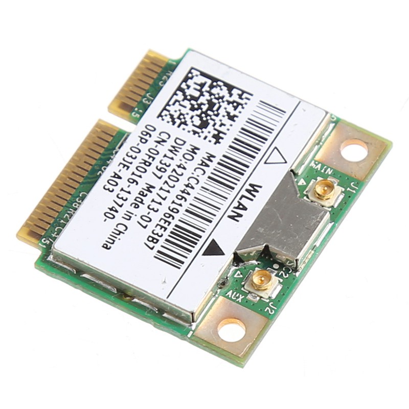 Card wifi không dây mini PCI-E 54M cho Dell DW1397 0KW770 Broadcom BCM94312HMG2L