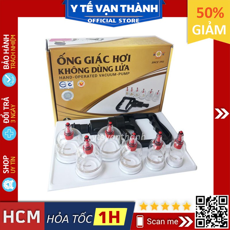 ✅ Bộ Giác Hơi Không Dùng Lửa: Duy Thành YGH05 -VT0528 | Y Tế Vạn Thành