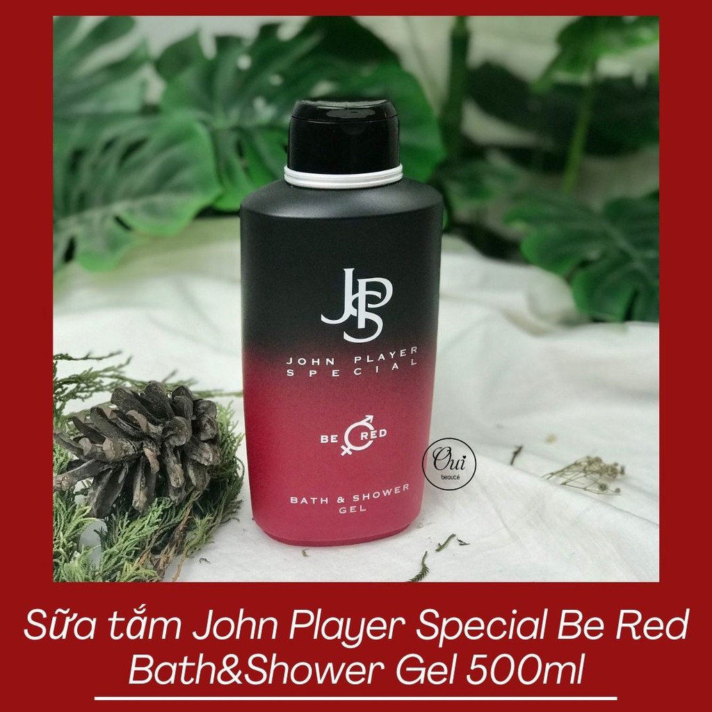 Sữa tắm John Player Special Be Red Bath&amp;Shower, gel tắm mùi hương unisex 500ml Ouibeaute