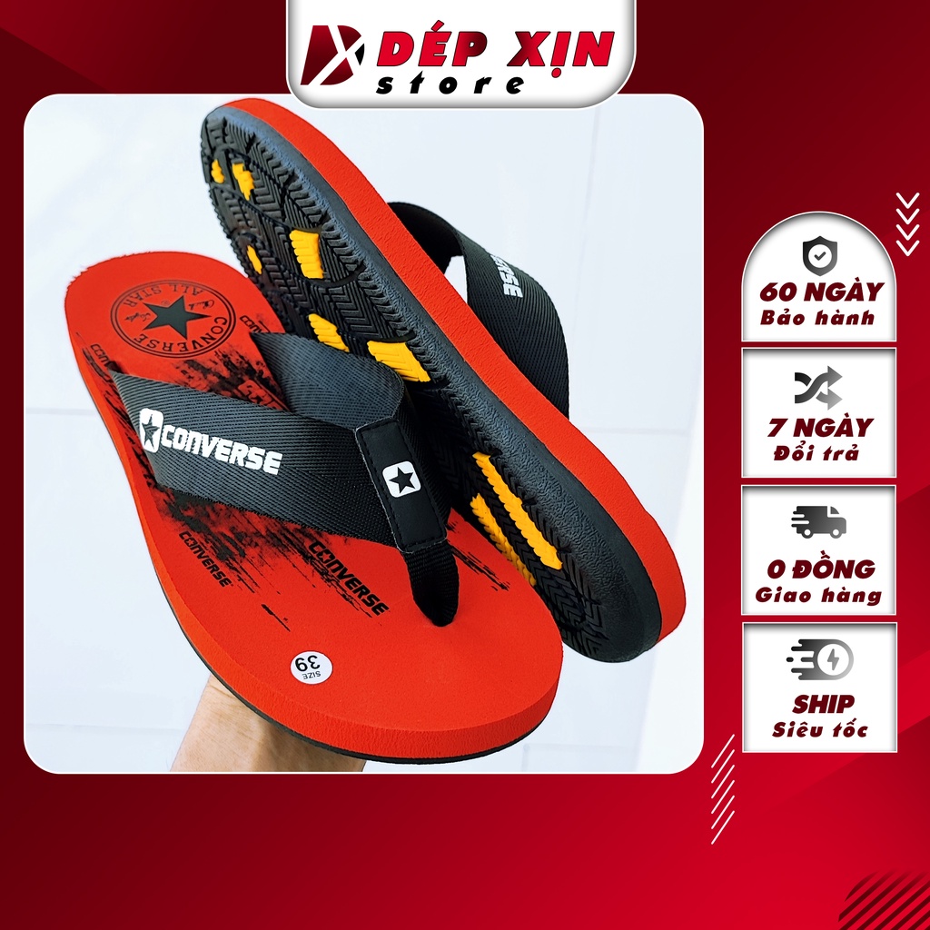 Dép Xỏ Ngón Thái Lan Cao Cấp Nam Nữ Màu Đỏ Quai Vải Đế Êm Siêu Bền