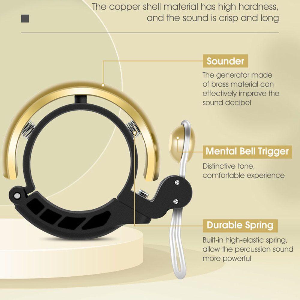 IVORY Chuông Gắn Tay Lái Xe Đạp Phong Cách Retro