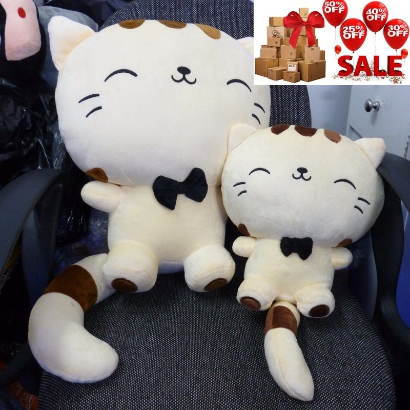 Mèo Meng Meng nhồi bông đủ size 60cm 45cm 30cm tùy chọn