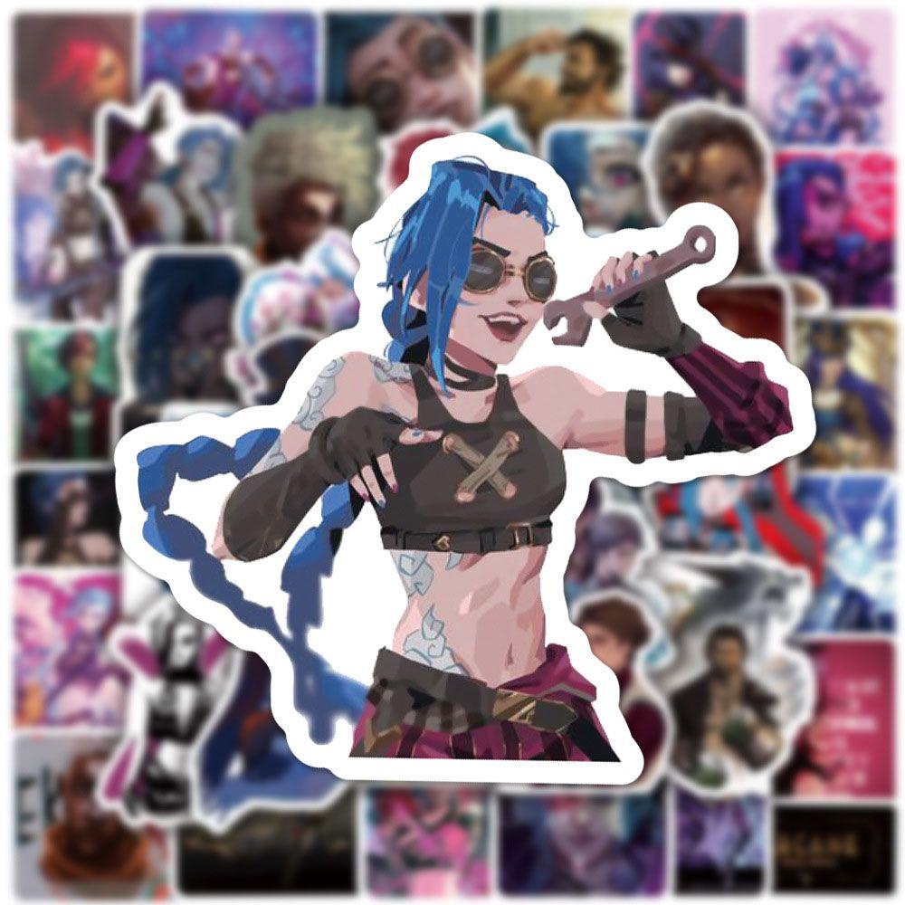 PEWANY Miếng Dán Hoạt Hình Anime Graffiti Chống Nước Trang Trí Ván Trượt Ghi Ta Xe Máy Laptop Hành Lý
