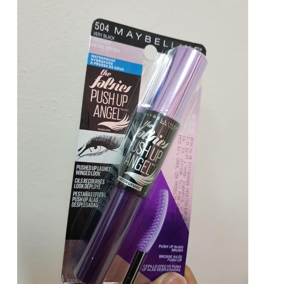 Giày Thể Thao Maybelline The Falsies Push Up 9.5 ml Màu Đen