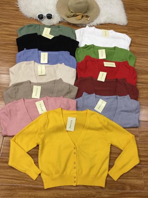 ÁO CADIGAN LEN MỊN 6 KHUY MS14288 | BigBuy360 - bigbuy360.vn