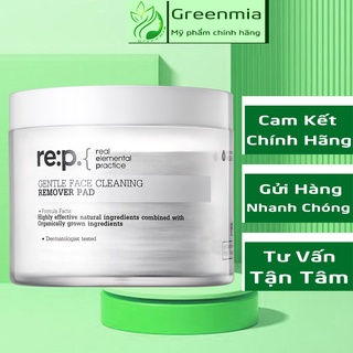 [DATE 07/23] Tẩy Trang RE:P Gentle Face Cleaning Remover Pad Nhẹ Dịu Dành Cho Da Nhạy Cảm 70 Miếng [NHẬP KHẨU]