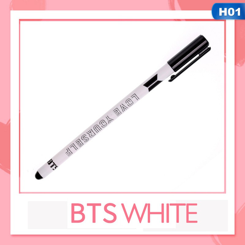 Bút bi mực gel ngòi 0.38mm in biểu tượng nhóm nhạc BTS