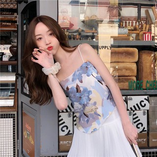 [ẢNH THẬT] Áo yếm hai dây Noti, Croptop áo quây cột nơ, hở lưng quyến rũ, phong cách Hàn Quốc