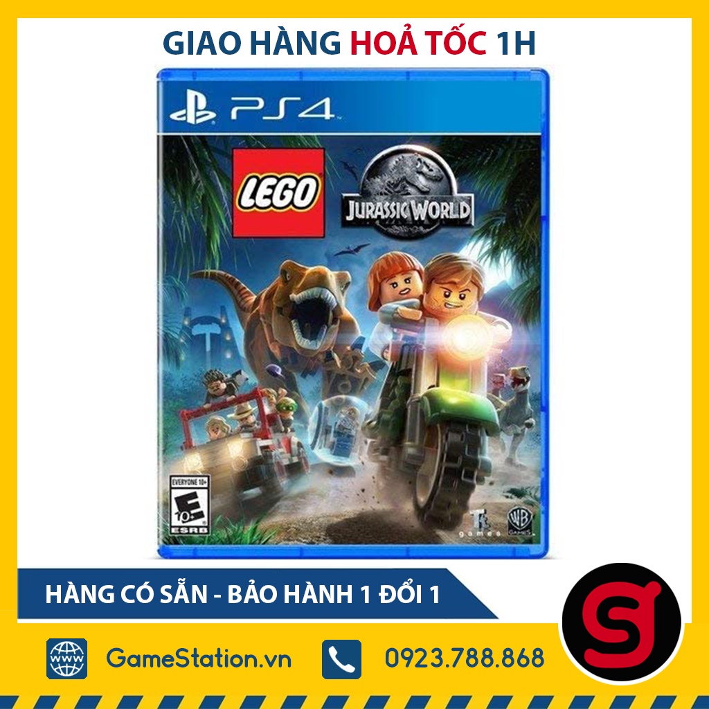 Đĩa Game PS4: Lego Jurassic World