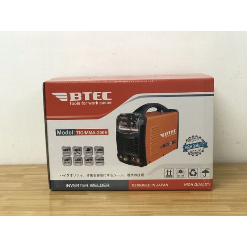 Máy hàn điện tử BTEC TIG/MMA 200E