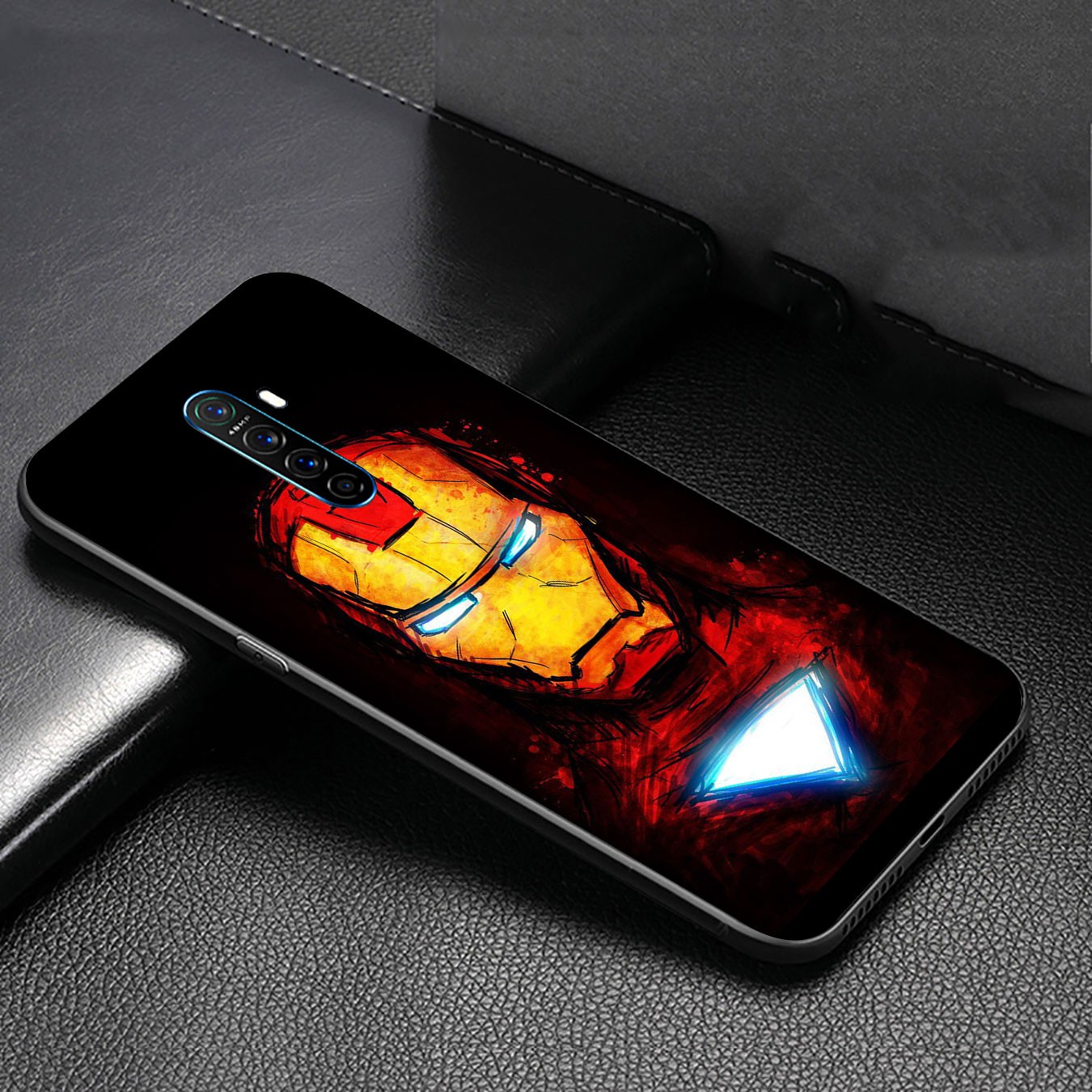 MARVEL Ốp Lưng Silicone Mềm In Hình Iron Man Cho Xiaomi Redmi Note 5 Pro Plus 5a Mi Poco X3 Nfc M3