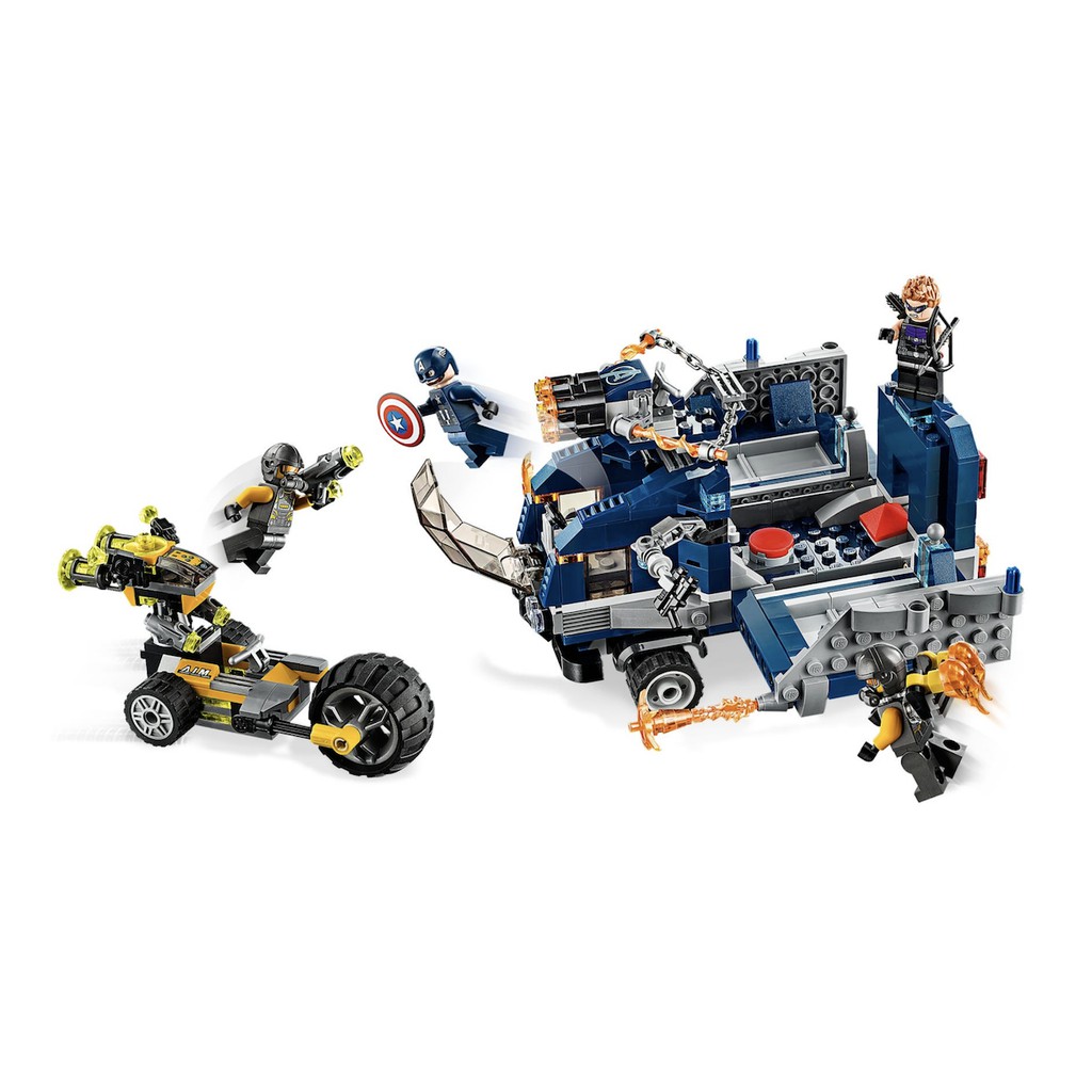 Lego HaHa - Lego Super Hero - Marvel Avengers - Xe Tải Chiến Đấu Của Biệt Đội Avengers - 76143