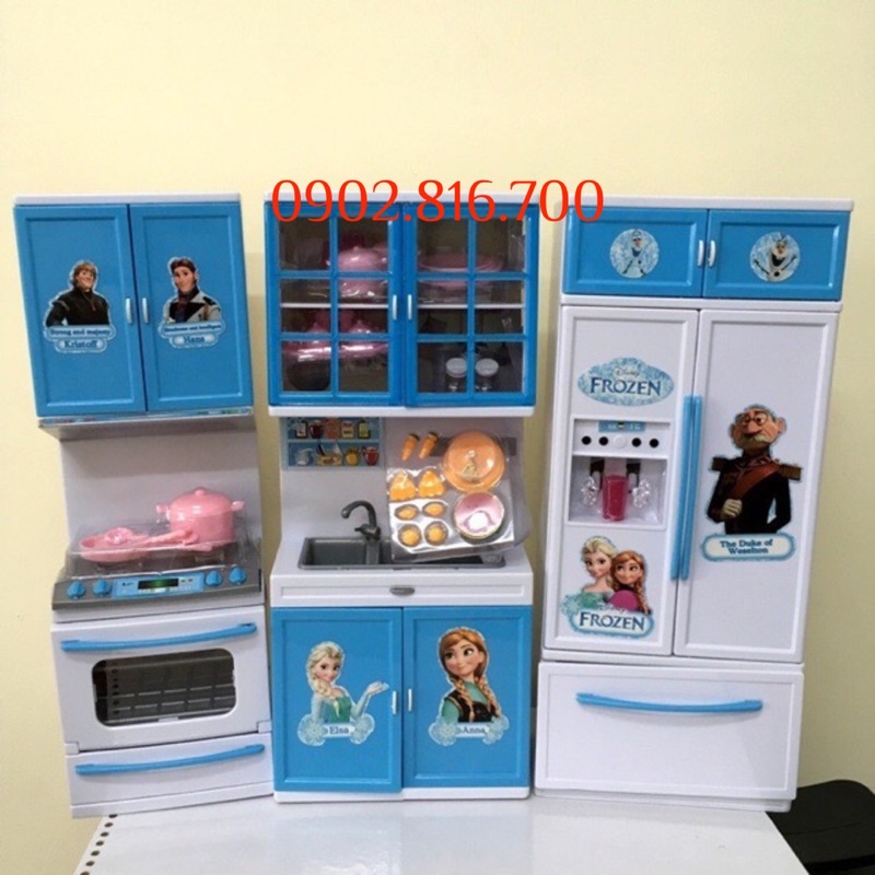 Hộp đồ chơi nhà bếp mini có nhạc và đèn hình công chúa Elsa - nữ hoàng băng giá Frozen X221H