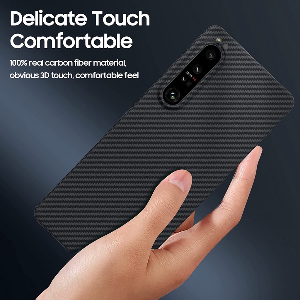 Ốp Điện Thoại Sợi Carbon Siêu Mỏng Nhẹ Chống Sốc Cho Sony Xperia 1 IV Xperia 1 IV