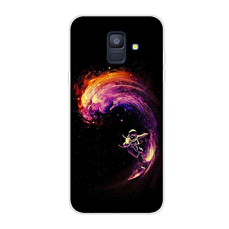 Ốp điện thoại in hoa văn thời trang cho Samsung Galaxy A6 2018 | BigBuy360 - bigbuy360.vn