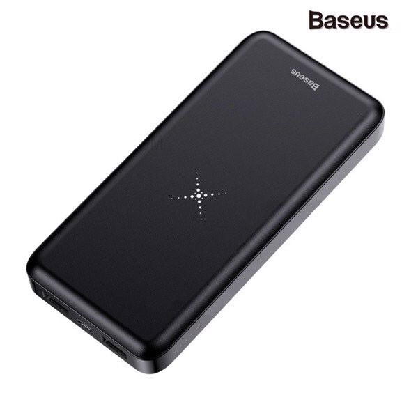 Pin sạc dự phòng không dây Baseus M36 cho iPhone/ iPad/ Samsung/Oppo (10,000mAh, 2.1A, 5W Qi Wireless Charger)