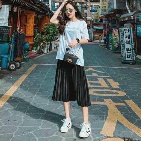 Chân Váy Đen Xếp Ly Dài Hàng Qc Loại 1 Thời Trang 2021 Freeship,Váy Xếp Li Dáng Dài Nhiều Màu Hàng Cao Cấp QC Hè Mới | BigBuy360 - bigbuy360.vn