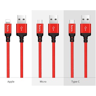 Cáp Sạc Nhanh Hoco X14 Lightning/Android Chất Lượng Cao - Hàng Chính Hãng