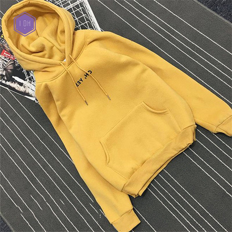 Áo Hoodie In Chữ Oh Yes Thời Trang Thu Đông 2017