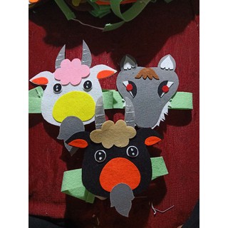 ( Đủ 17 con vật)Mũ nhân vật Handmade  (mũ múa, mũ thơ chuyện)