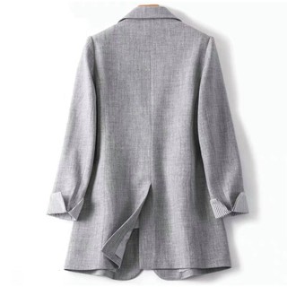 Áo vest tay gập gấu kẻ