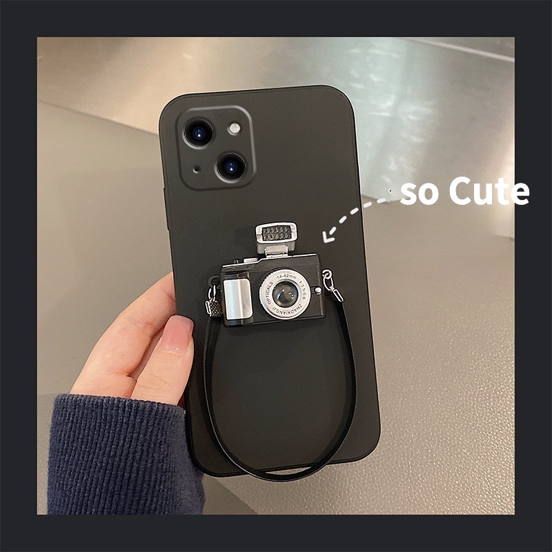 Ốp điện thoại mềm họa tiết máy ảnh thích hợp cho IPHONE 13 PRO MAX 5 5S 5SE 6 6S 7 8 PLUS XS MAX XR 11 12 MINI
