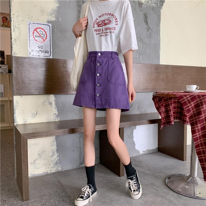 Quần Short Denim Ống Rộng Lưng Cao Size Lớn Mới