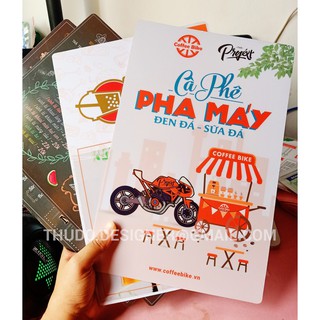 (NHẬN IN GẤP)Thiết Kế & In Ấn Menu / Poster - [ĐẸP SẮC NÉT / KO PHAI NHÒE MÀU / KO THẤM NƯỚC]