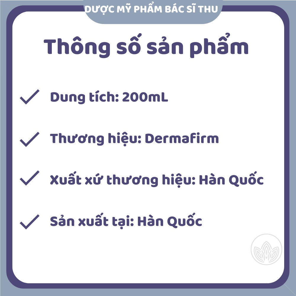 Sữa dưỡng Dermafirm - Ultra Soothing Formula R4  phục hồi cho da giãn mao mạch