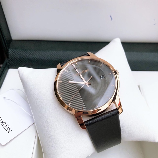 Đồng Hồ Calvin Klein Nam K2G2G6C3 City Quartz Brown Dial Men’s Watch