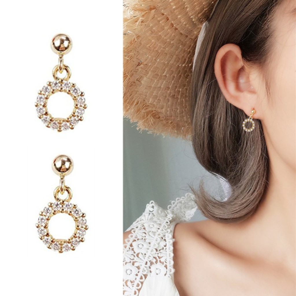 Khuyên Tai Ngôi Sao Đính Đá A173