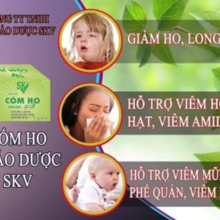 Combo 2 cốm ho thảo dược skv