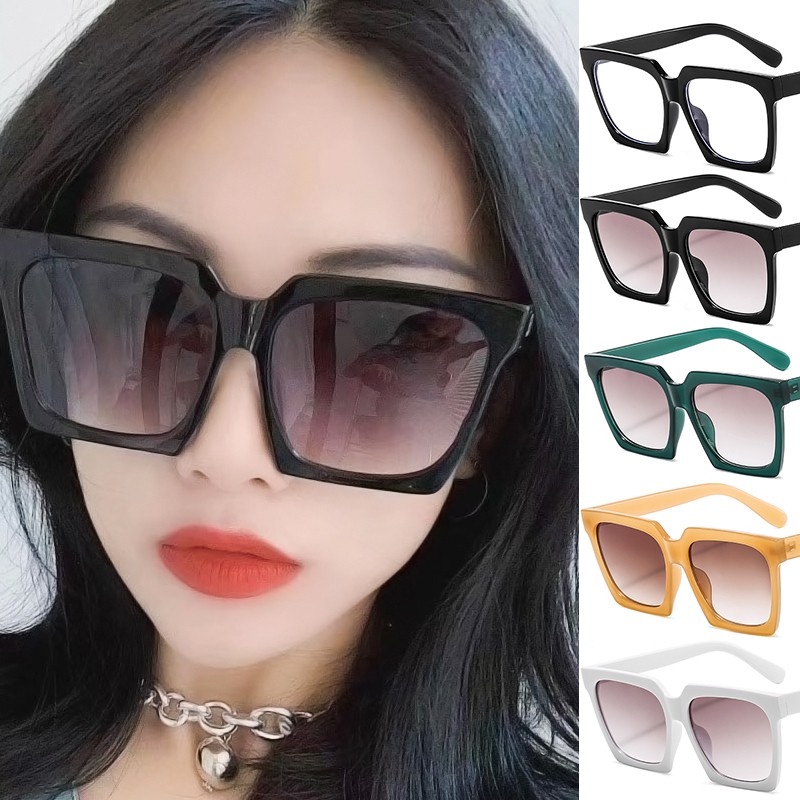 Kính mát vuông chống tia UV400 thiết kế thời trang cho nữ