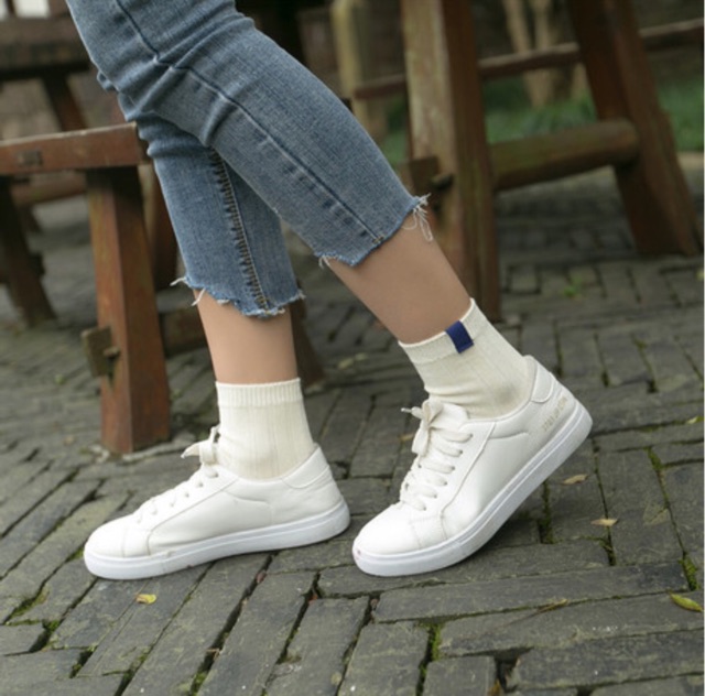 Tất Gân Cao Cố Phong Cách Vintage Hàn Quốc Nhiều Màu Cho Bạn Nam Và Nữ Chất Len Dày Dặn Hàng Quảng Châu Mơ House
