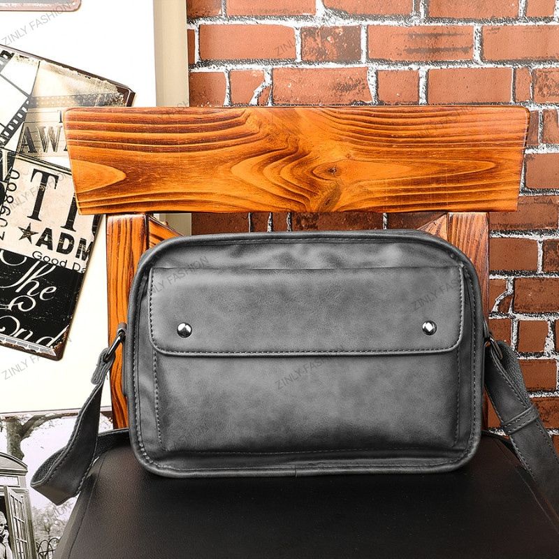 Túi đeo chéo Nam Nữ Da PU, Túi Xách Nam Nữ Thời Trang Chống Nước chống Trầy Cao Cấp Unisex ZINLY