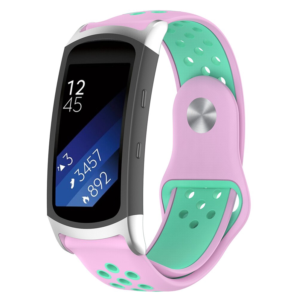 Dây Đeo Thay Thế Chất Liệu Silicon Màu Trơn Cho Samsung Galaxy Gear Fit2 Pro Fit2