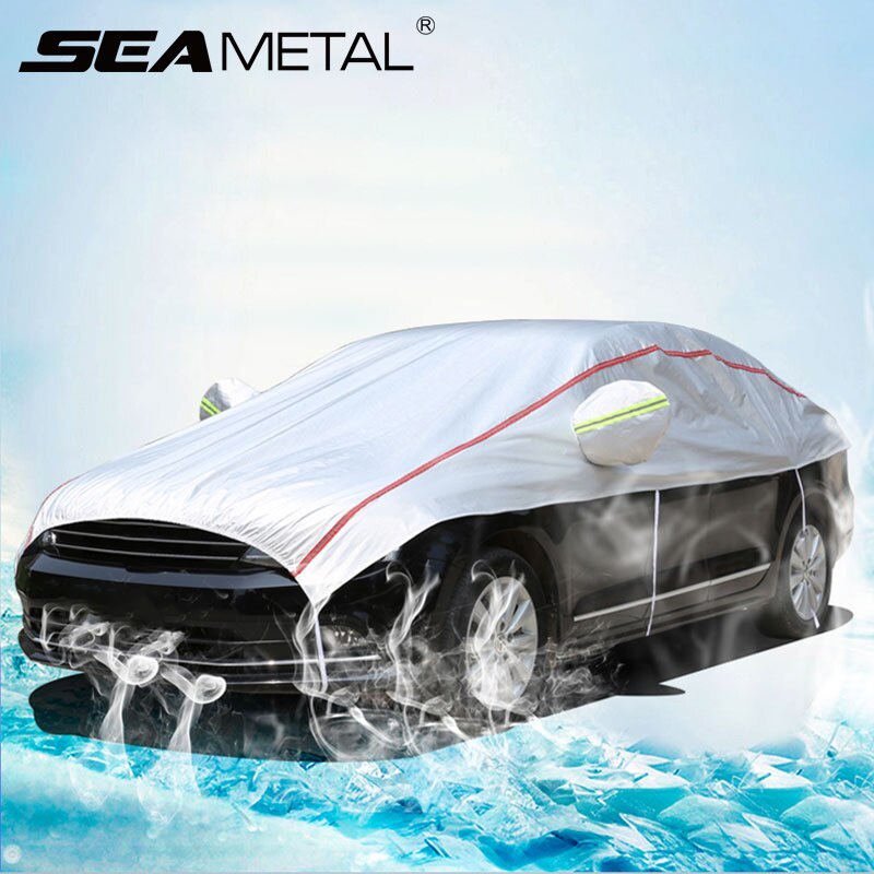Bạt phủ toàn xe SEAMETAL bằng vải oxford mật độ cao chống thấm nước chống tia UV thích hợp cho xe sedan SUV