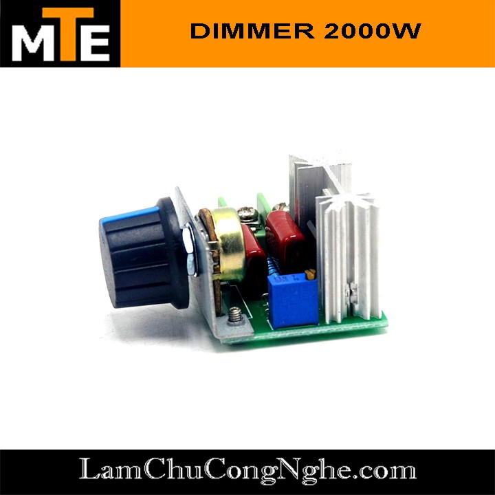 Mạch dimmer công suất 2000W Mạch điều khiển tốc độ động cơ, độ sáng bóng đèn AC 220v