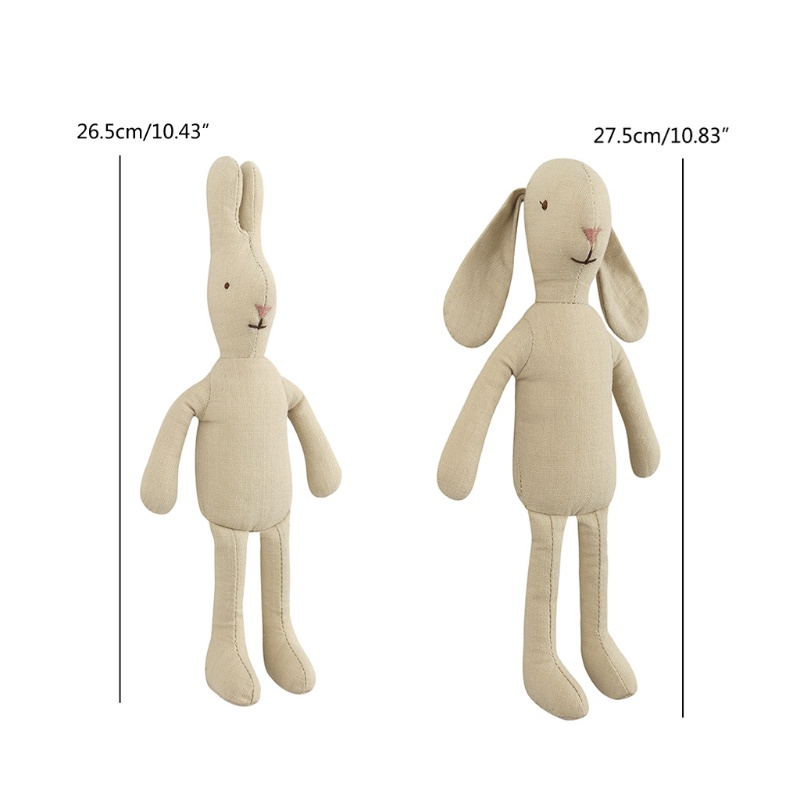 Set 10 Thỏ Nhồi Bông Mềm Mại Tương Tác Trang Trí Nhà Cửa / Văn Phòng