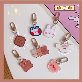 Móc khoá sticker thú dễ thương