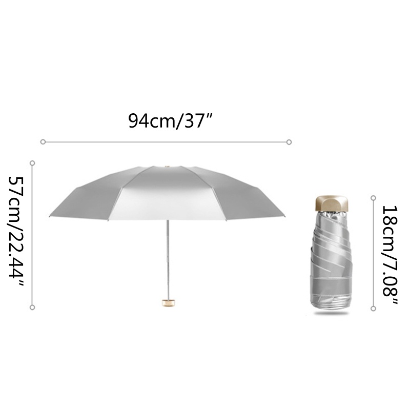 Dù Gấp Mini Chống Tia UV 215g Chất Lượng