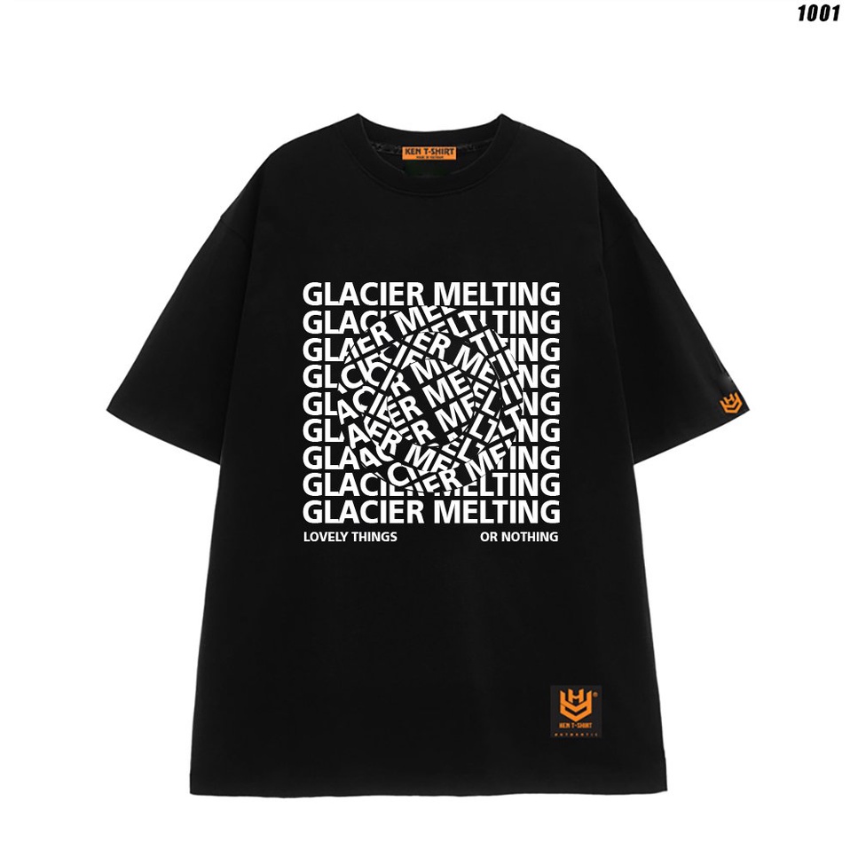 Áo thun form rộng tay lỡ unisex Glaxier Melting 1001 HY KOREA