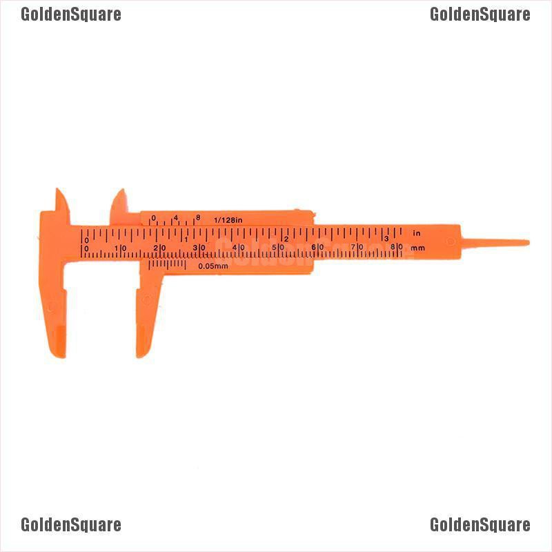 1 Thước Cặp Cơ Khí Mini 80mm Bằng Nhựa Mới