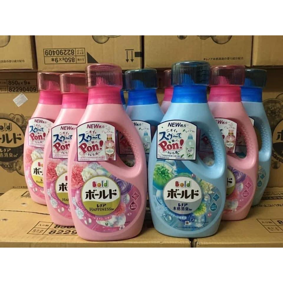 Nước Giặt Gel Bold 3in1 690g, 750g, 850g hàng nội địa Nhật