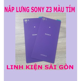 Nắp lưng sony z3 màu tím