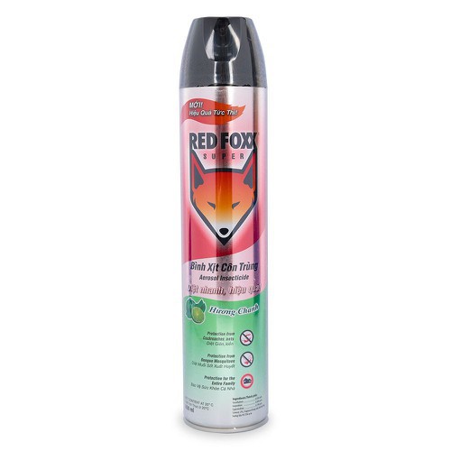 Bình xịt côn trùng Red Foxx Super Hương Chanh 600ml