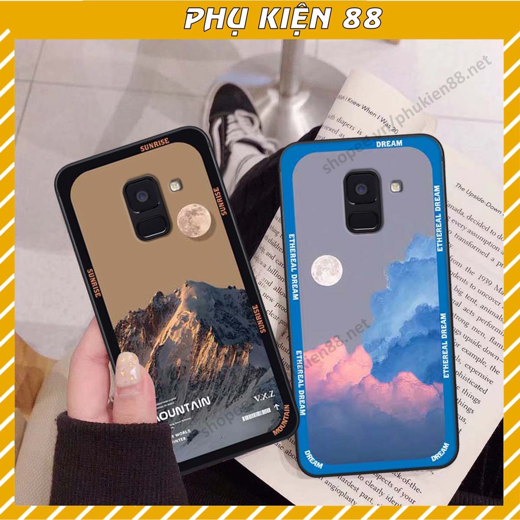 Ốp Samsung A6 2018 / A6 Plus / A6+ hình vũ trụ, mountain, cloud phong cách cá tính