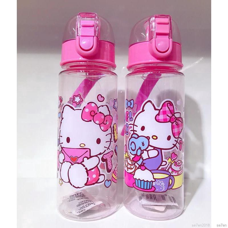 Bình uống nước in hình hoạt hình dễ thương cho bé