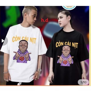 ÁO THUN NAM NỮ IN HÌNH ANH DA ĐEN DÒNG CHỮ CÒN CÁI NỊT HÀNG ĐẸP CHẤT MÁT